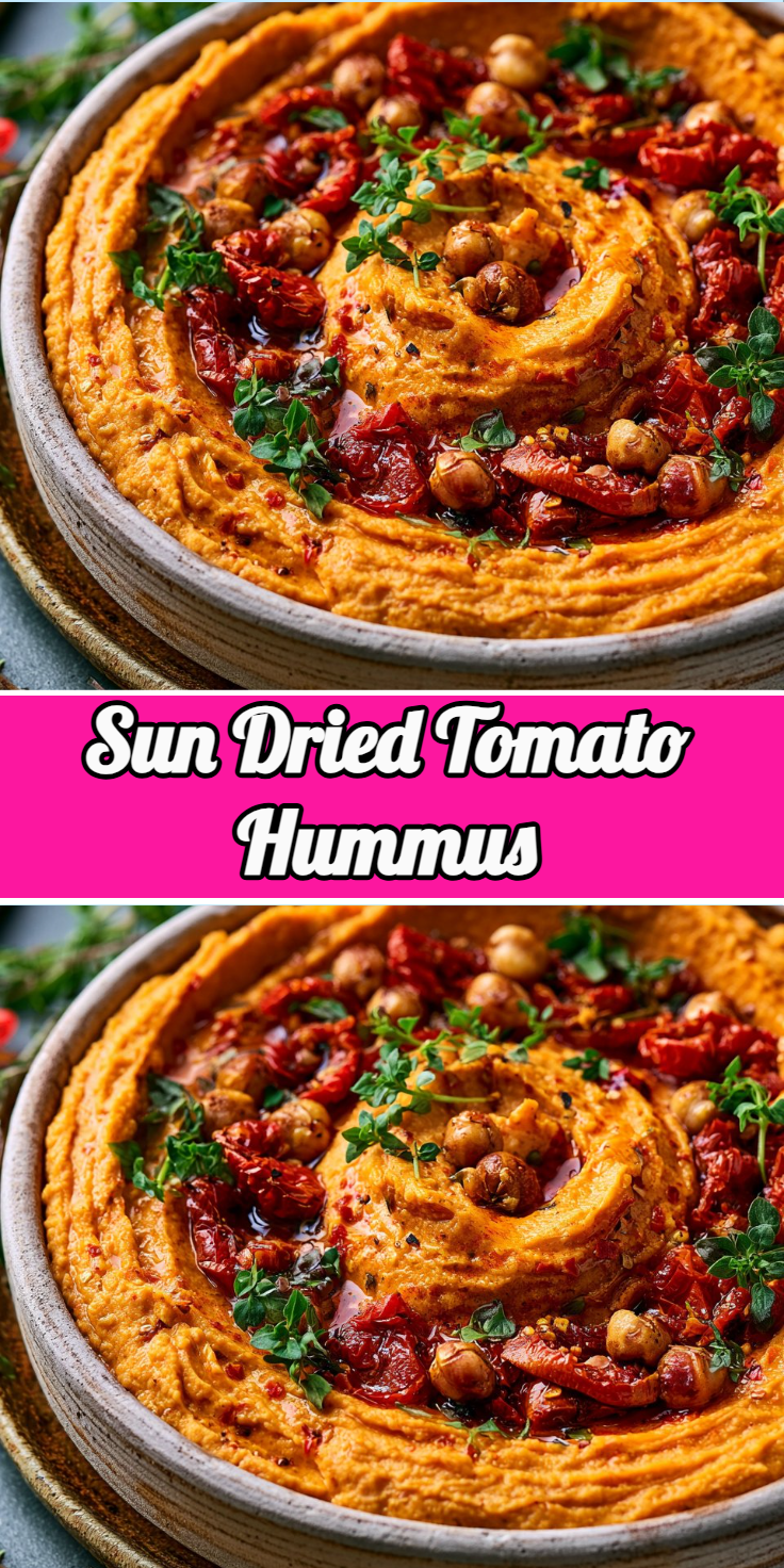 Sun Dried Tomato Hummus