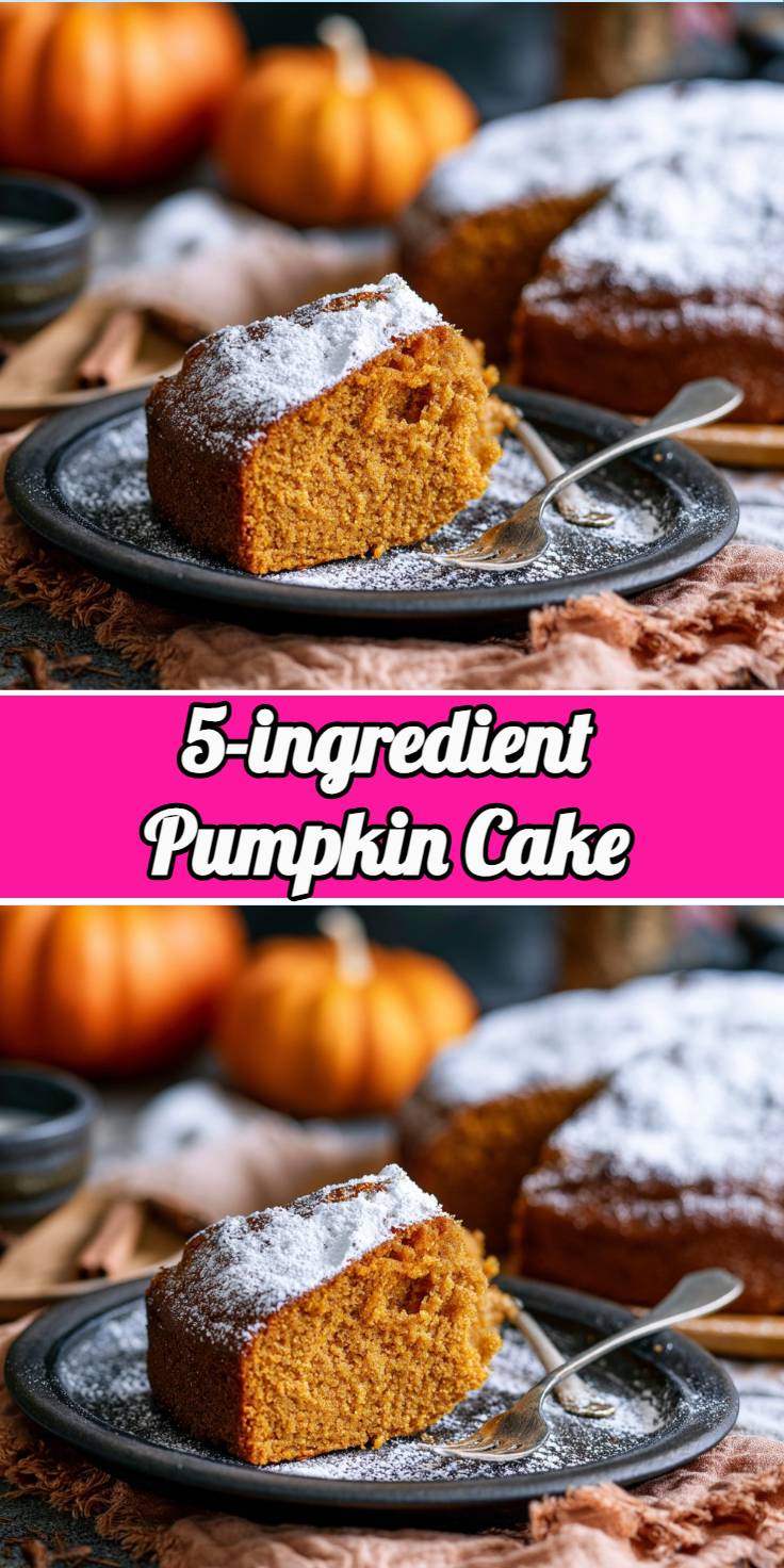 5-ingredient Pumpkin Cake