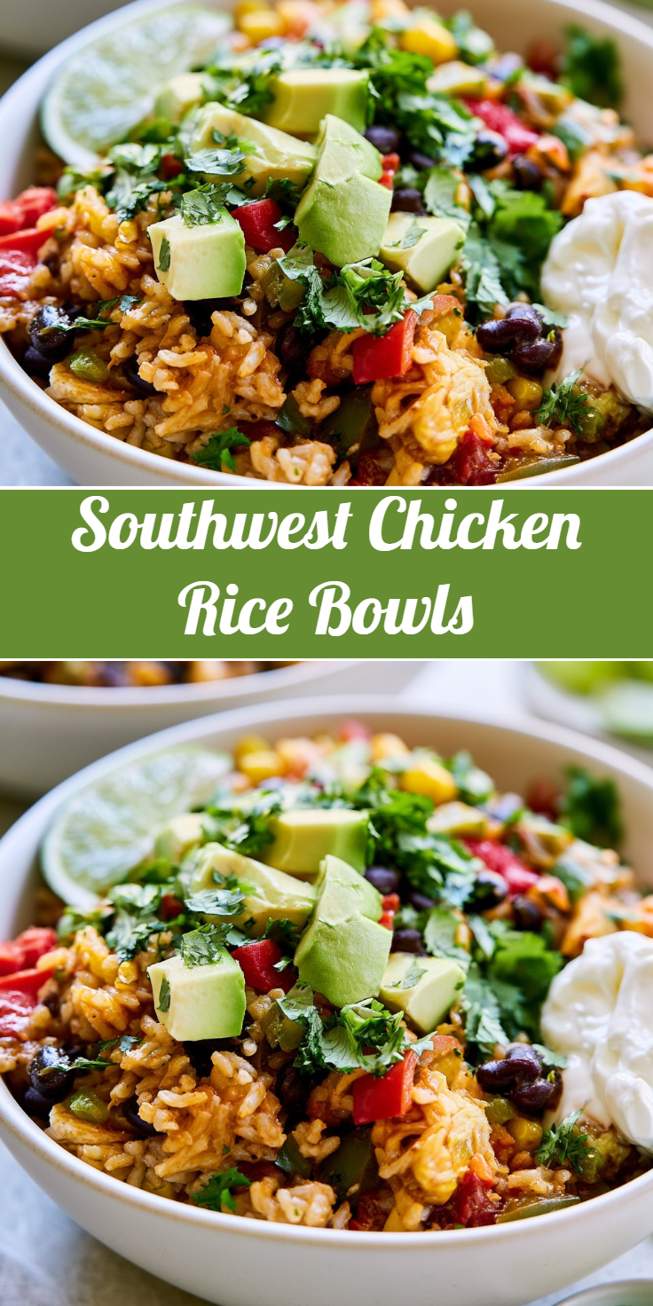 Southwest Chicken Rice Bowls