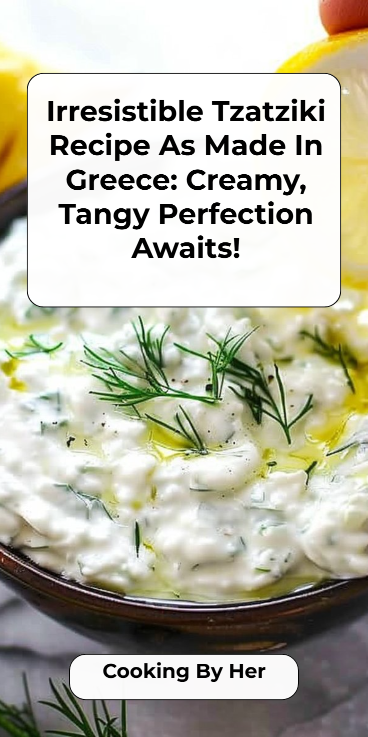 Traditional Greek Tzatziki Recipe
