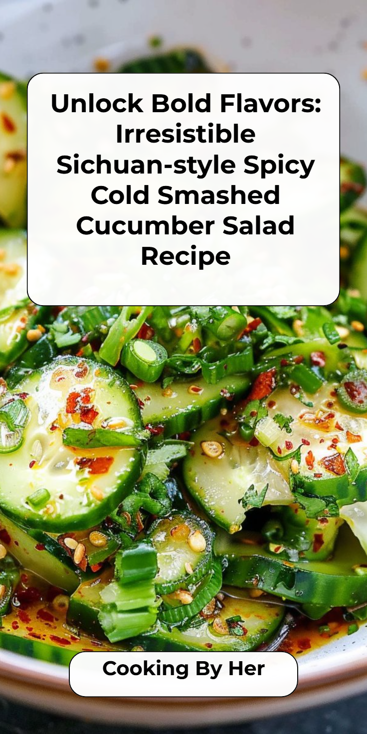 Sichuan-Style Spicy Cold Smashed Cucumber Salad