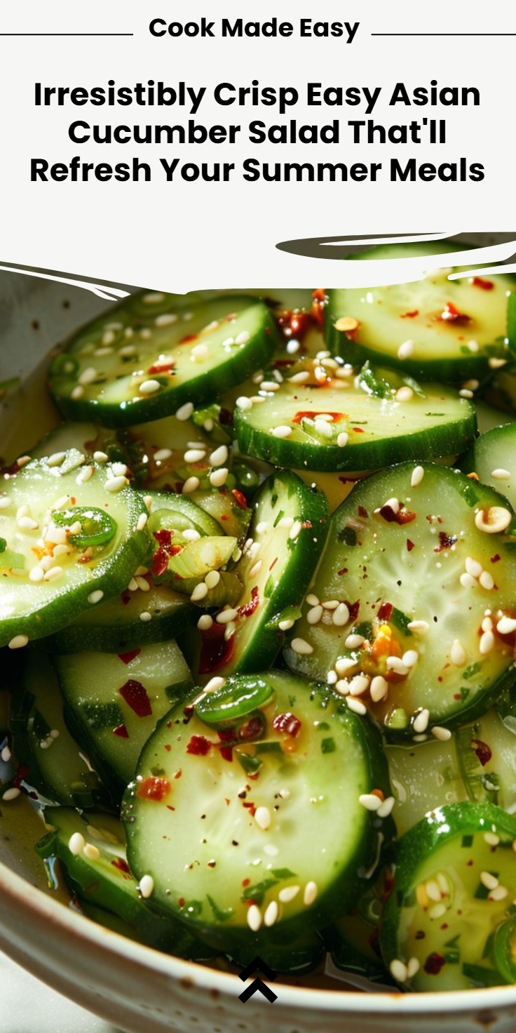 Easy Asian Cucumber Salad Recipe