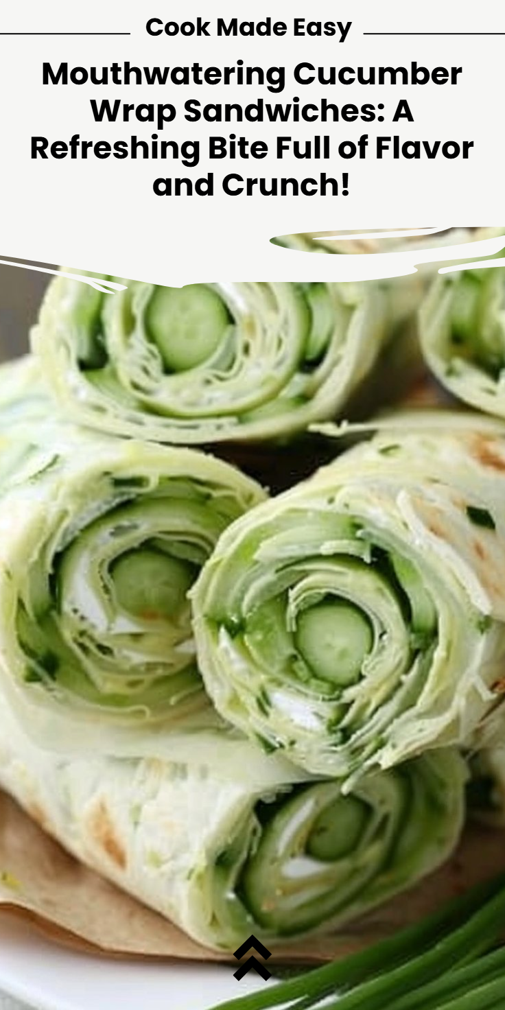 Cucumber Wrap Sandwiches Recipe