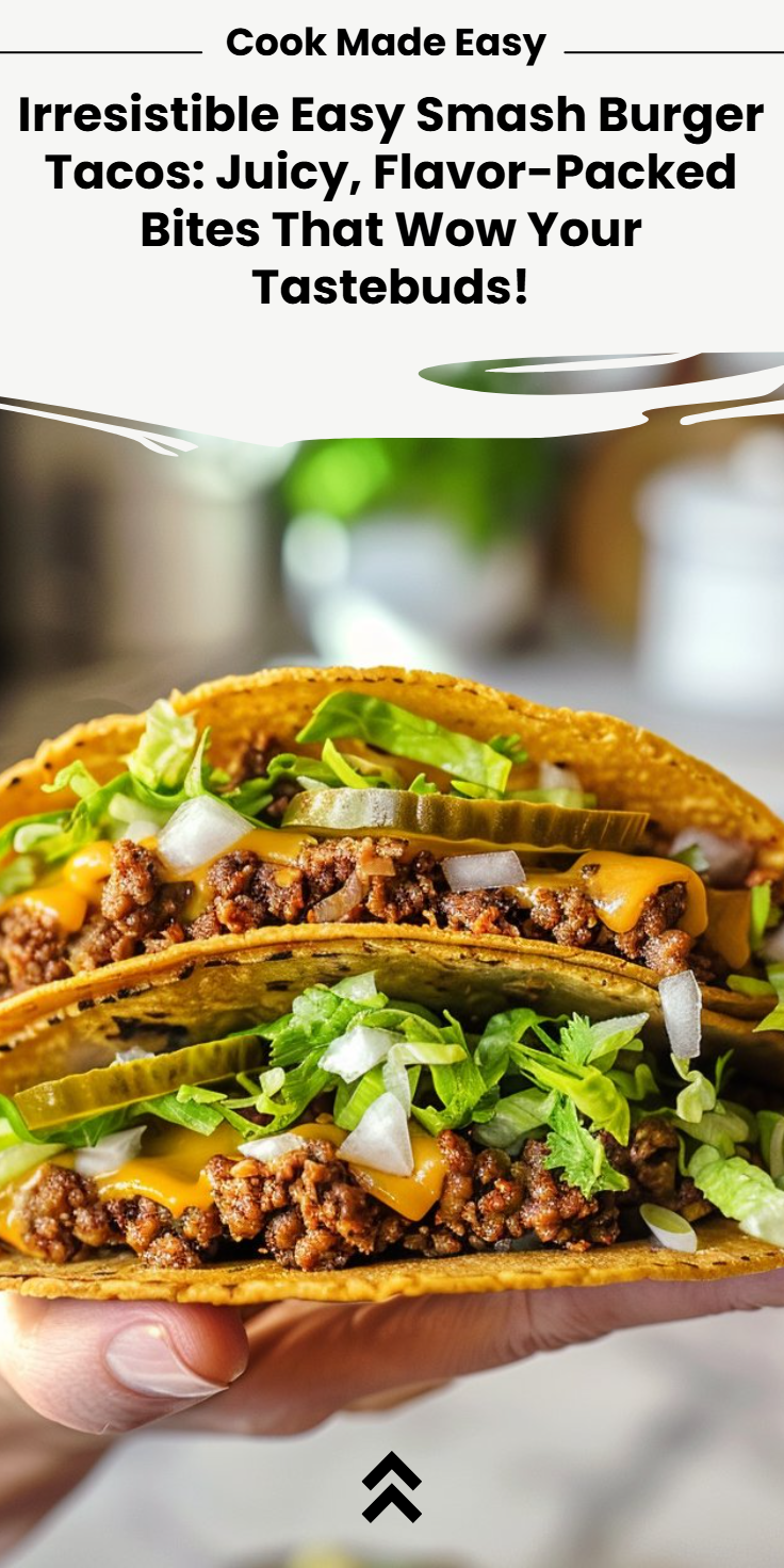 Easy Smash Burger Tacos