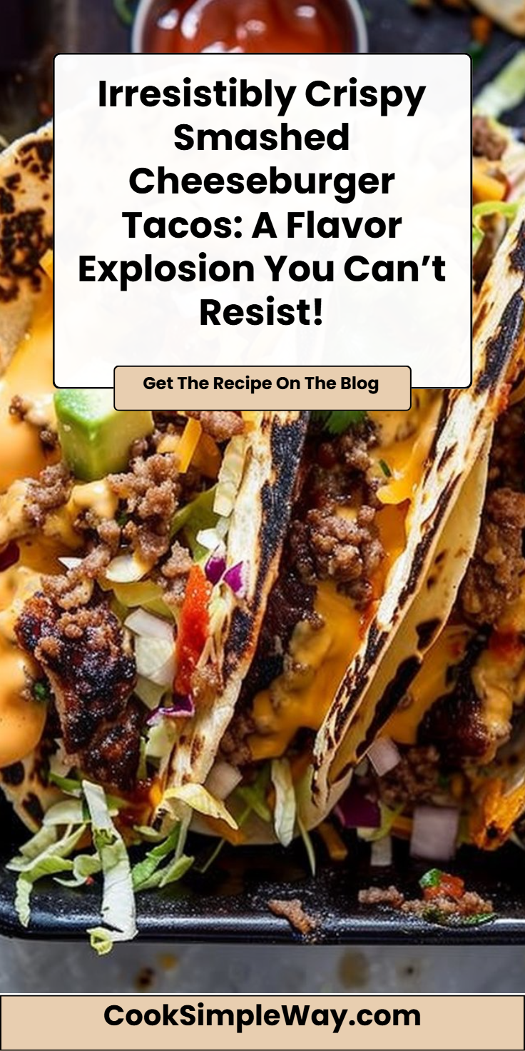 Smashed Cheeseburger Tacos