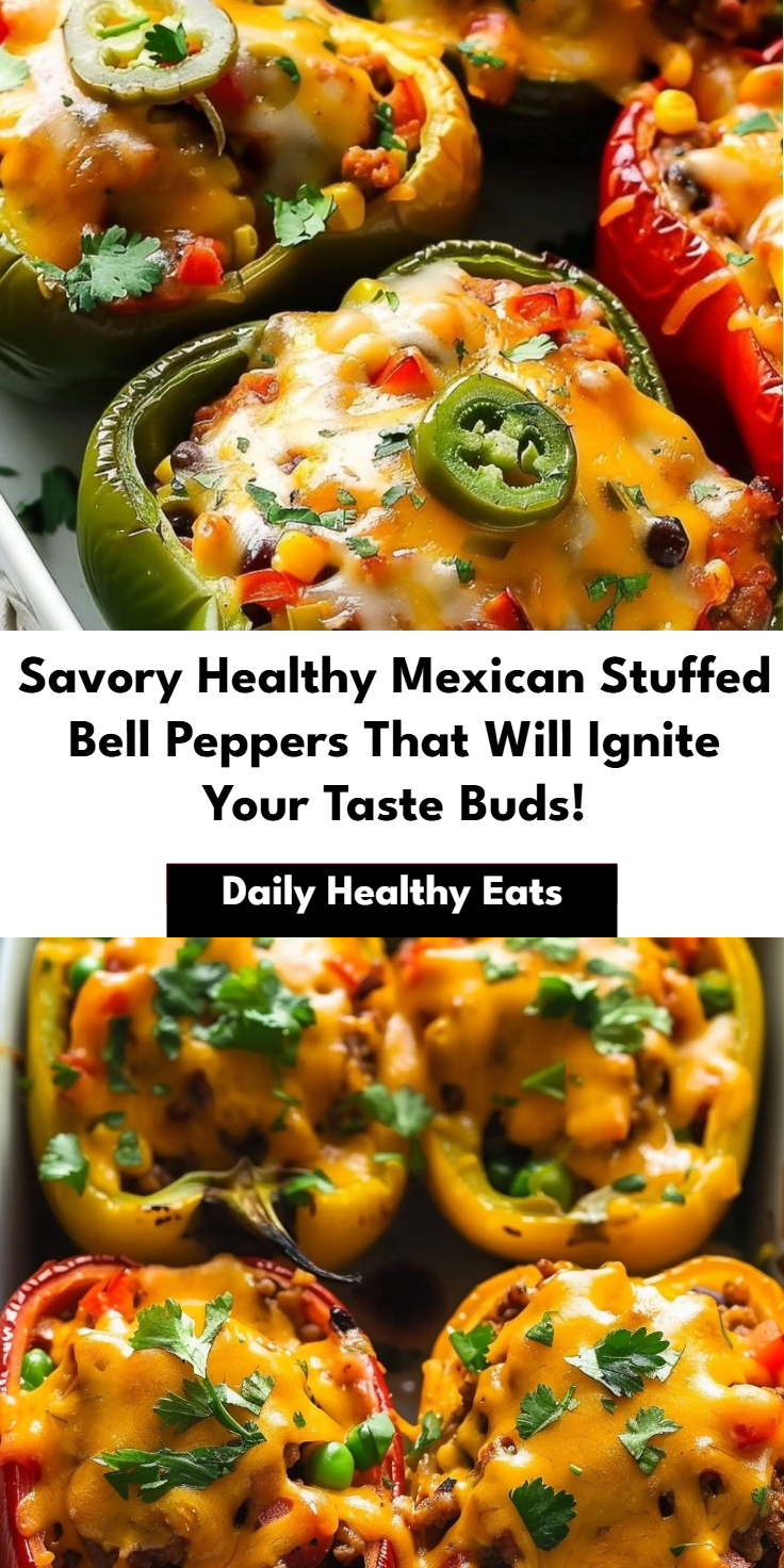 Healthy Mexican Stuffed Bell Peppers