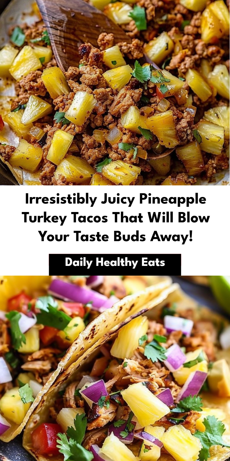 Pineapple-Glazed Turkey Tacos