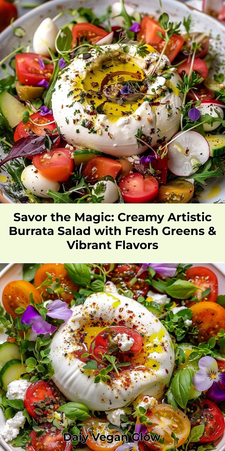 Artistic Burrata Salad