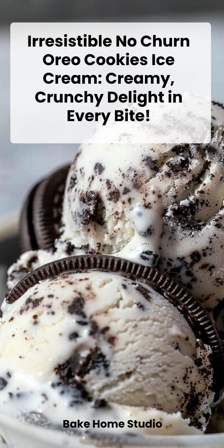 No-Churn Oreo Cookies Ice Cream Recipe