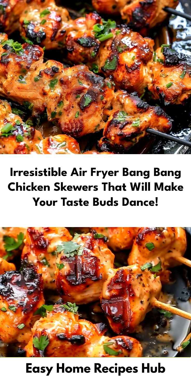 Air Fryer Bang Bang Chicken Skewers Recipe
