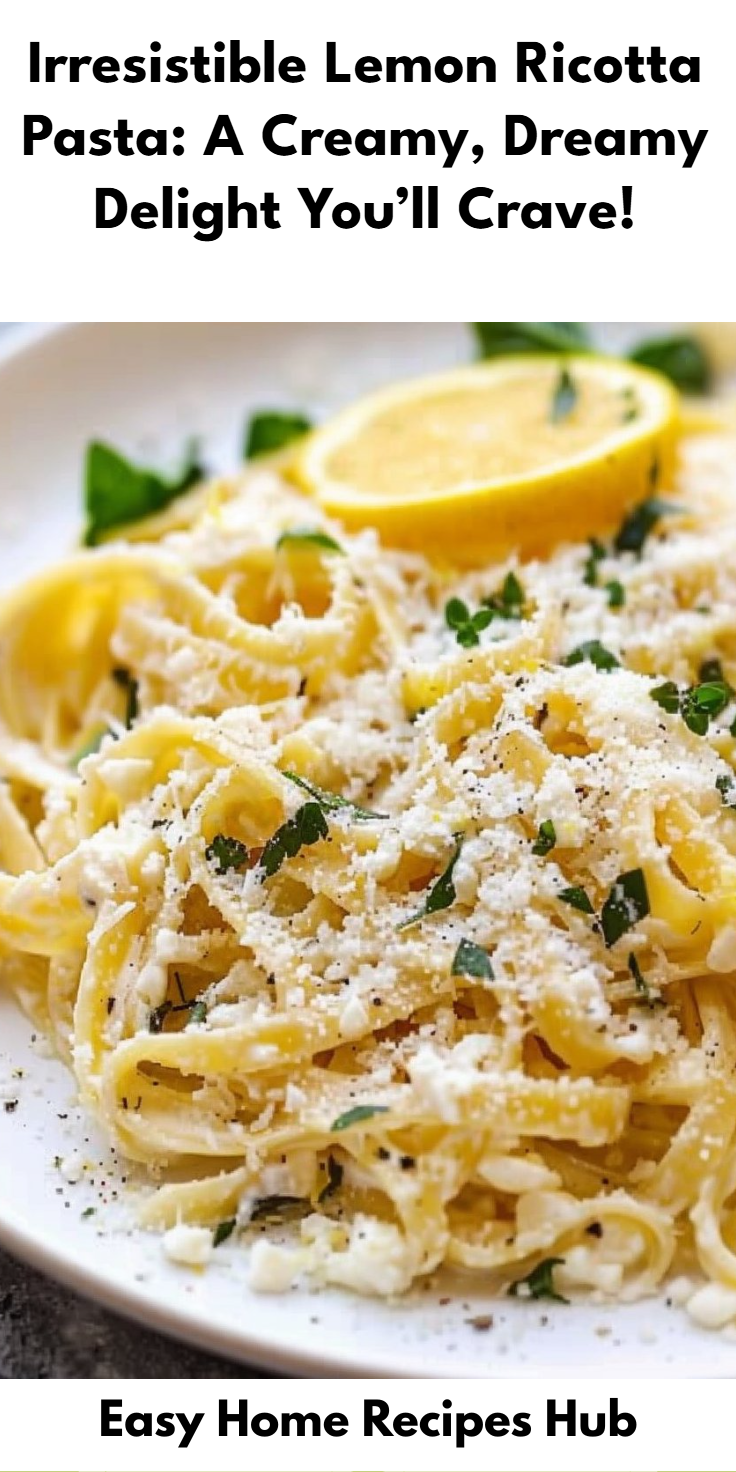 Lemon Ricotta Pasta
