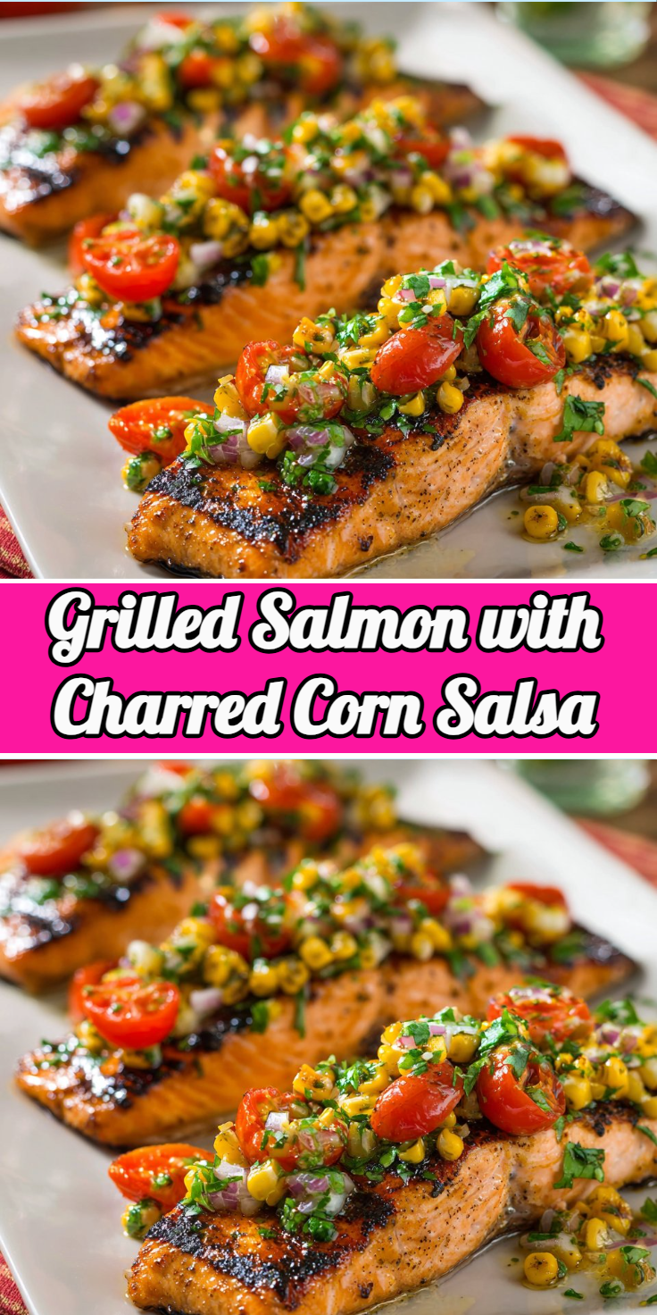 Grilled Salmon with Charred Corn Salsa