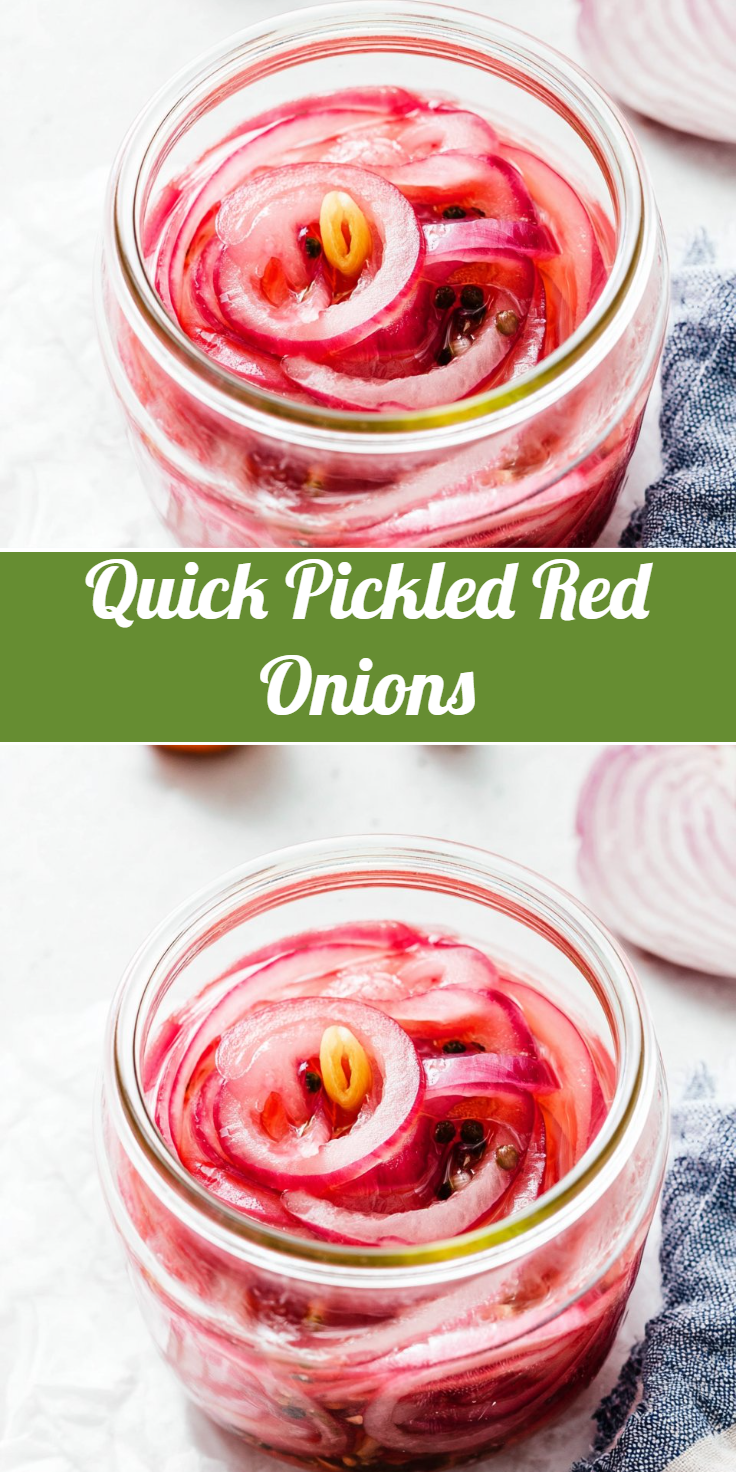 Quick Pickled Red Onions