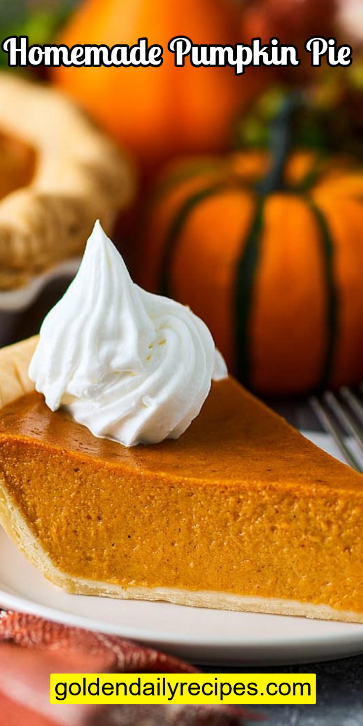 Homemade Pumpkin Pie