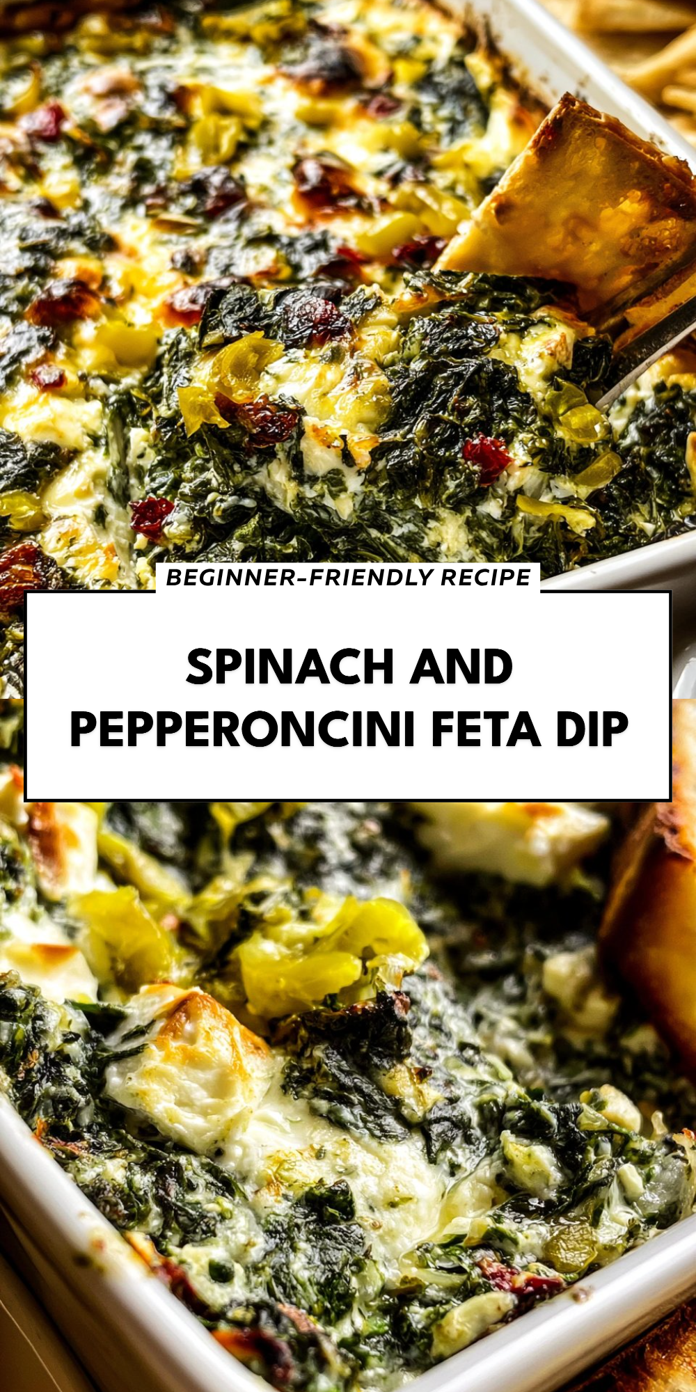 Spinach and Pepperoncini Feta Dip