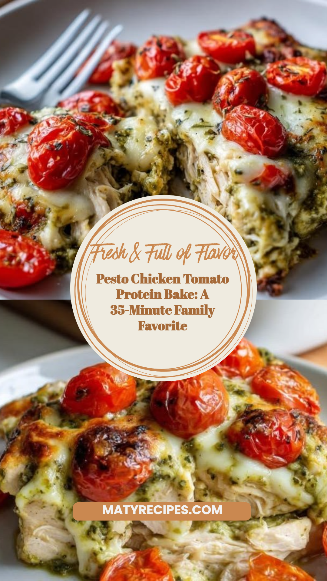 Pesto Chicken Tomato Protein Bake: A 35-Minute Family Favorite