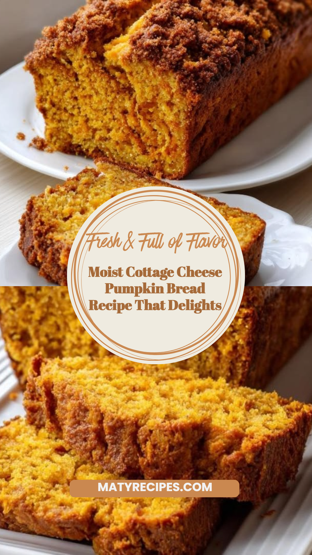 Moist Cottage Cheese Pumpkin Bread Recipe That Delights