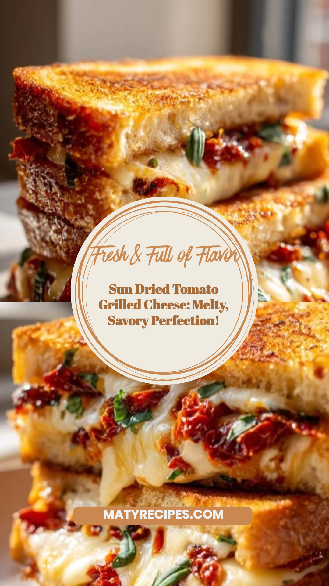 Sun Dried Tomato Grilled Cheese: Melty, Savory Perfection!