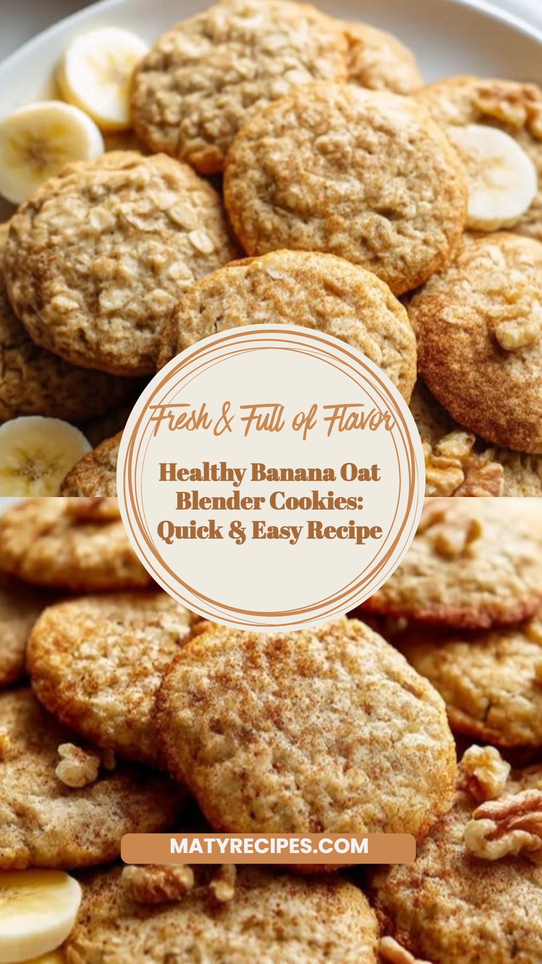 Healthy Banana Oat Blender Cookies: Quick & Easy Recipe