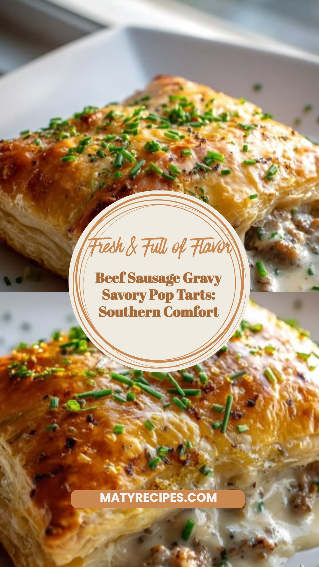 Beef Sausage Gravy Savory Pop Tarts: Southern Comfort