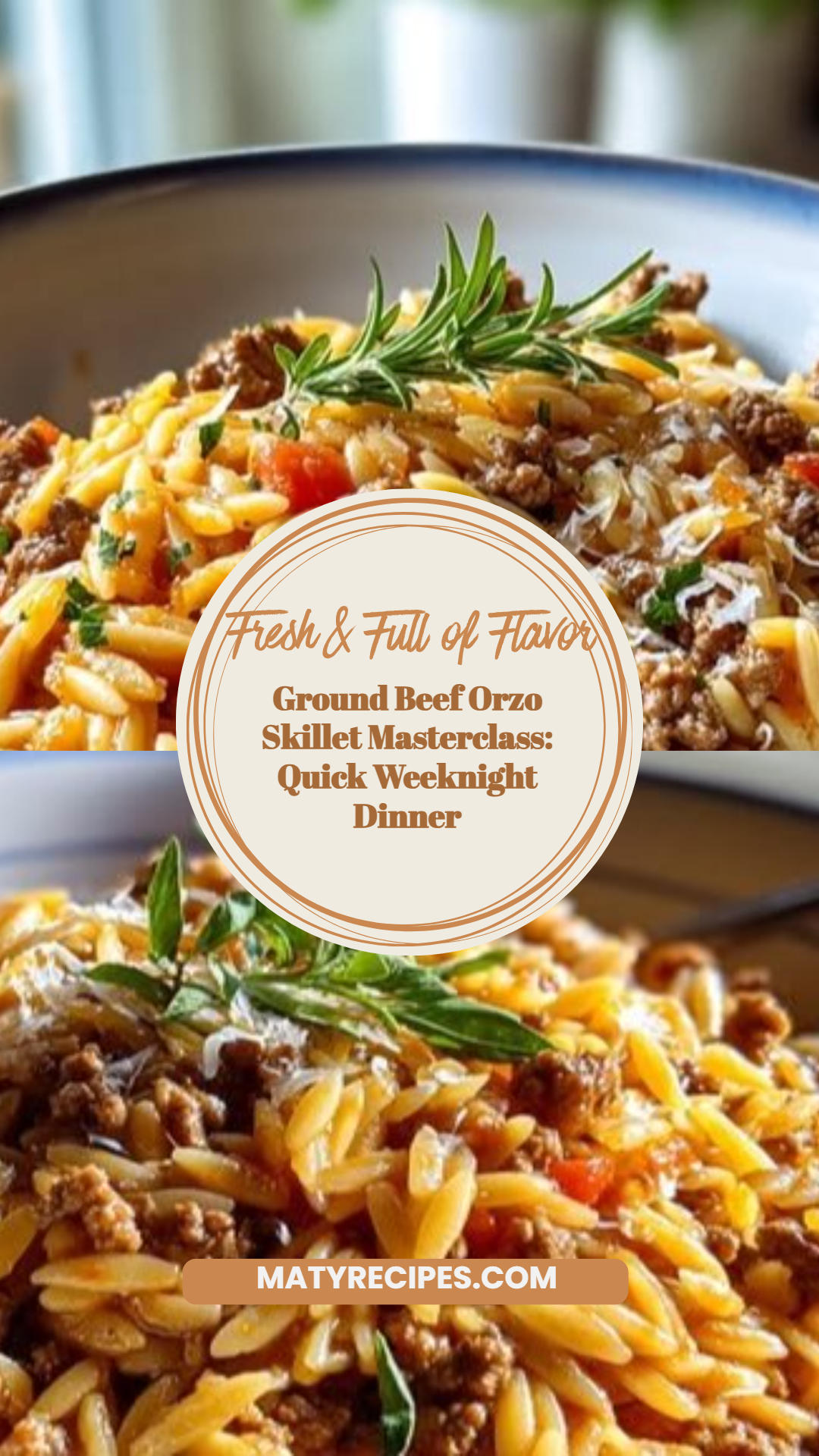 Ground Beef Orzo Skillet Masterclass: Quick Weeknight Dinner