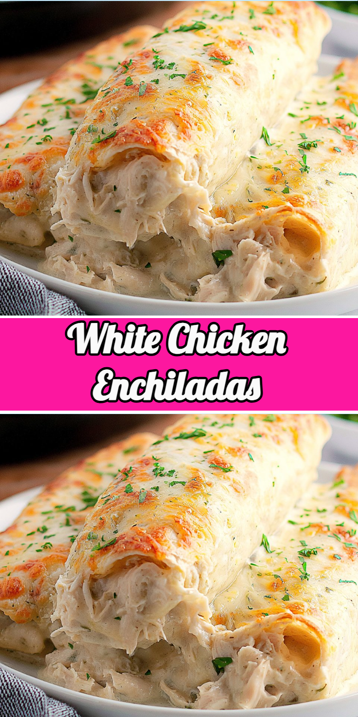 White Chicken Enchiladas