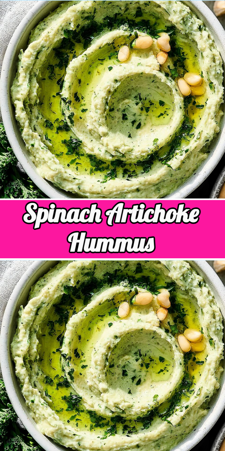 Spinach Artichoke Hummus