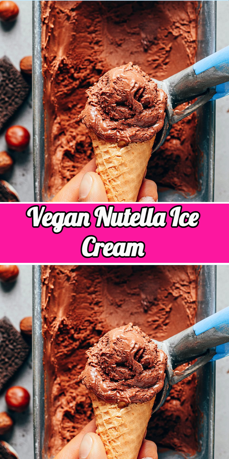 Vegan Nutella Ice Cream