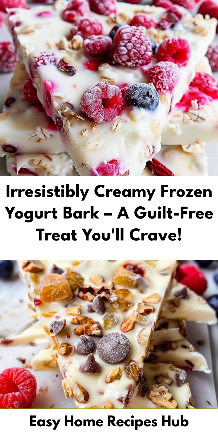 Frozen Yogurt Bark Recipe