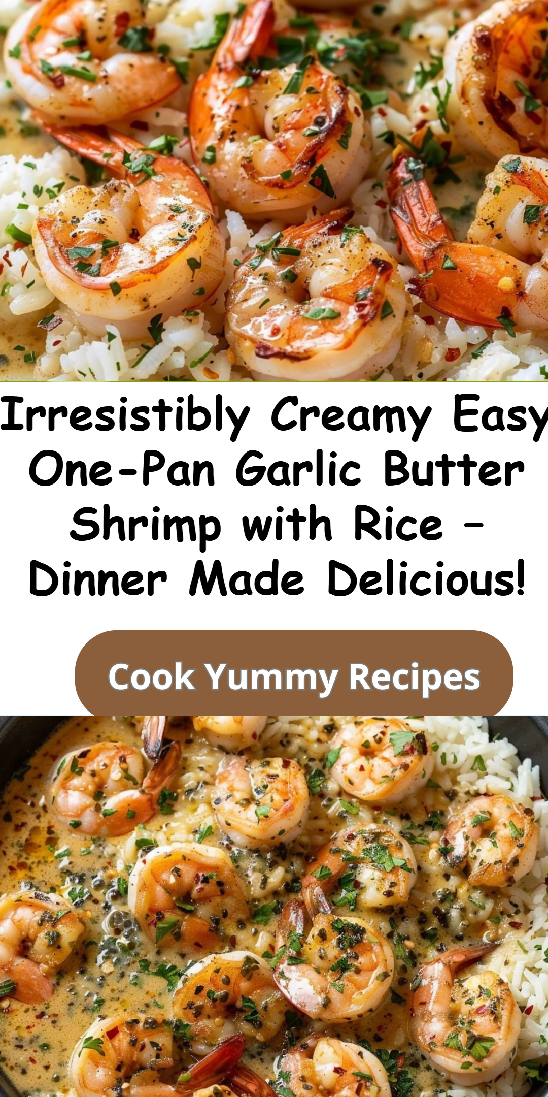 One-Pan Garlic Butter Shrimp with Rice