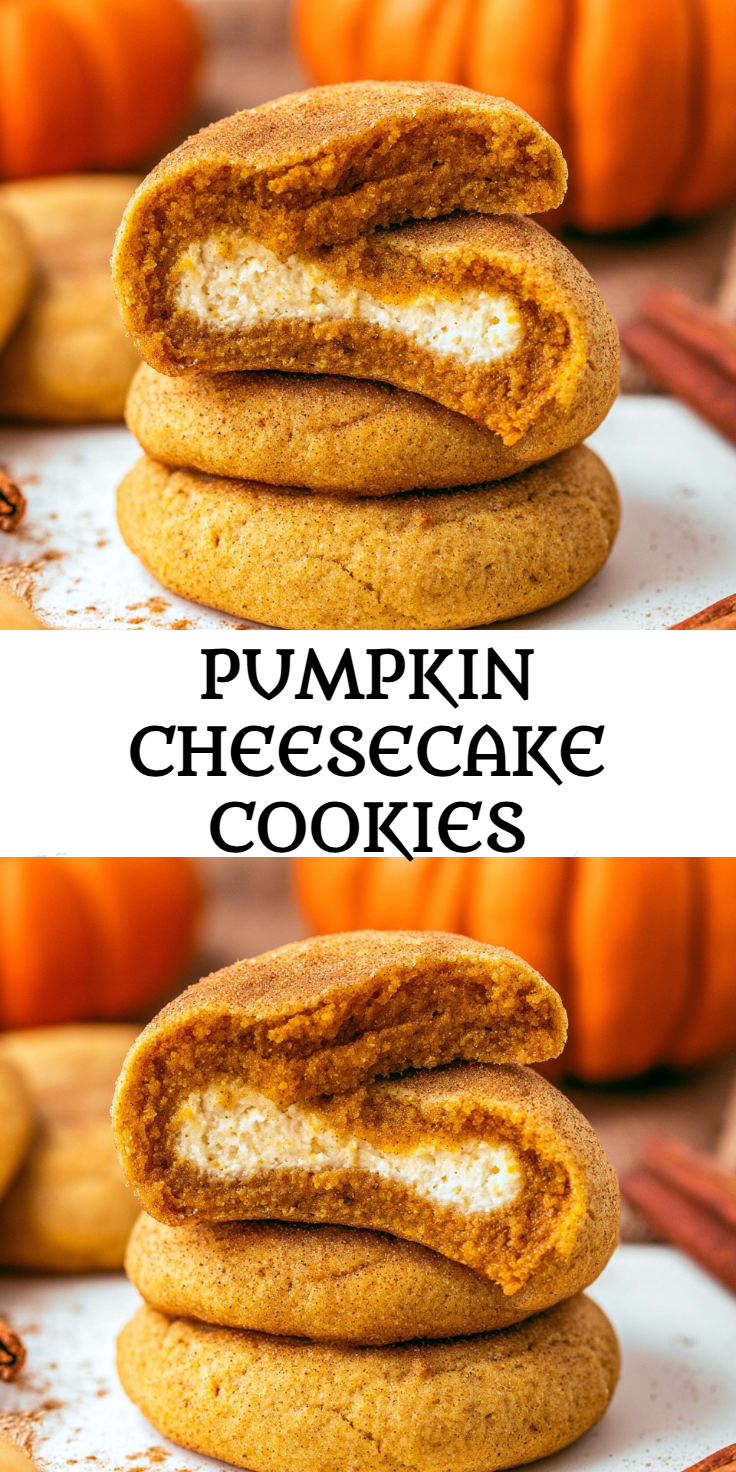 Pumpkin Cheesecake Cookies