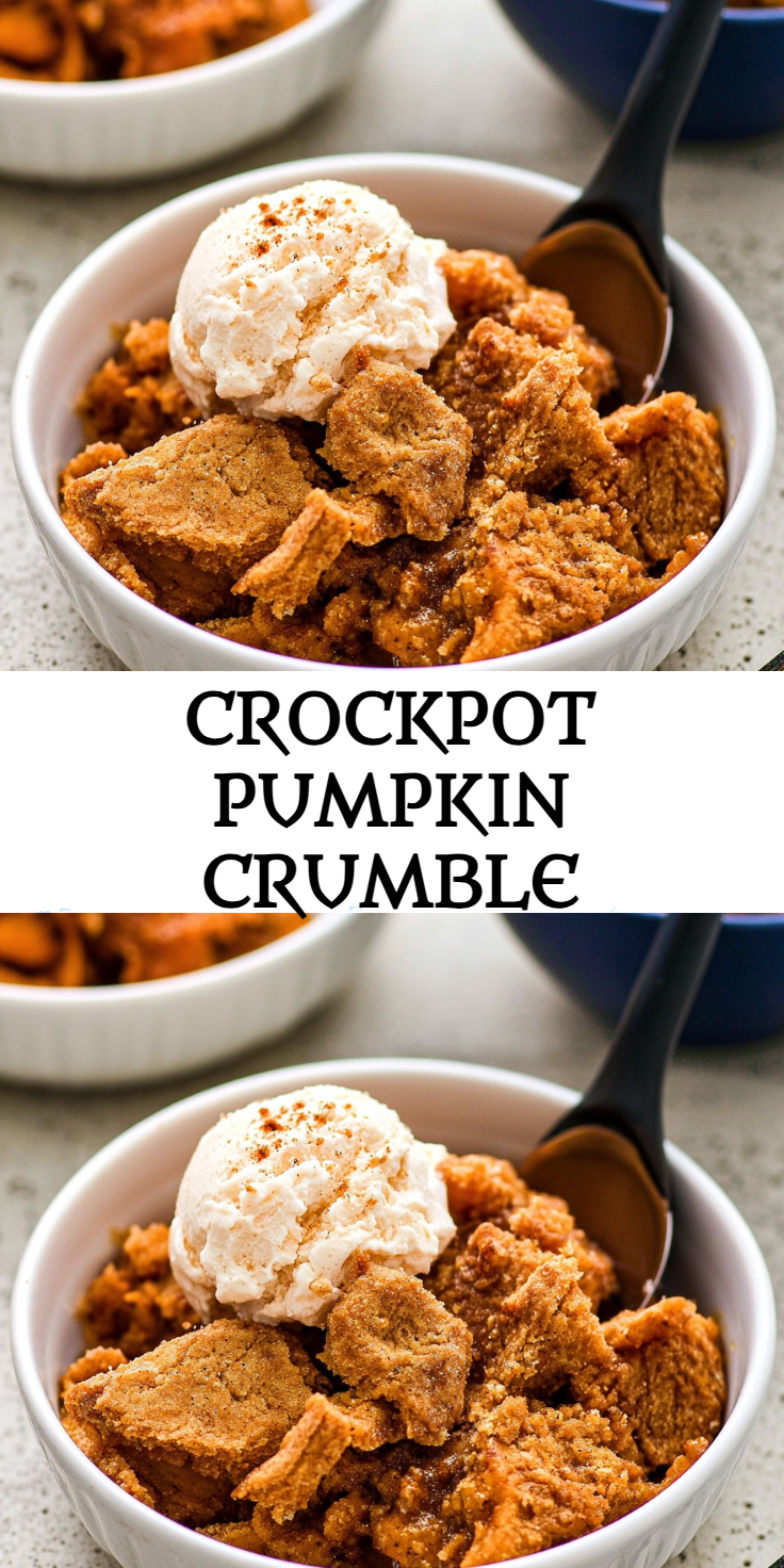 Crockpot Pumpkin Crumble