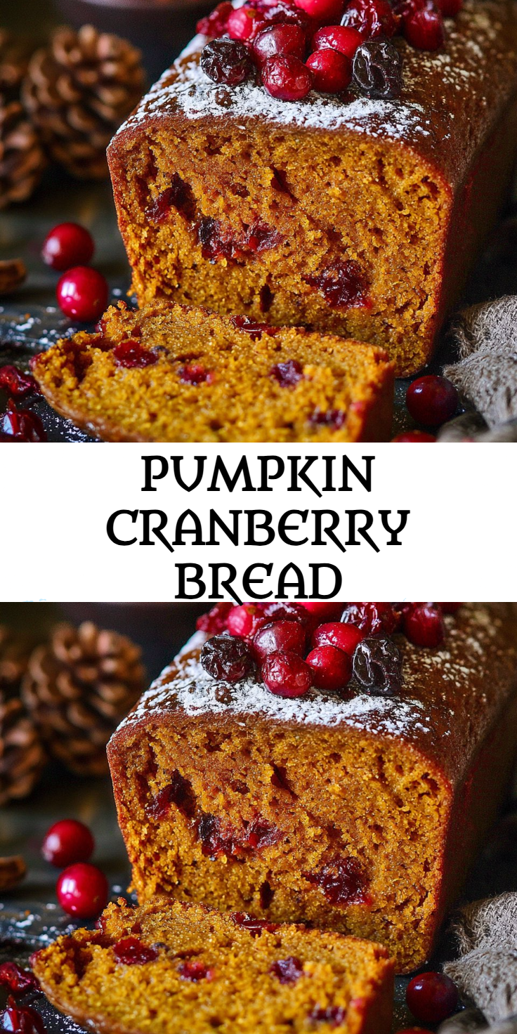 Pumpkin Cranberry Bread
