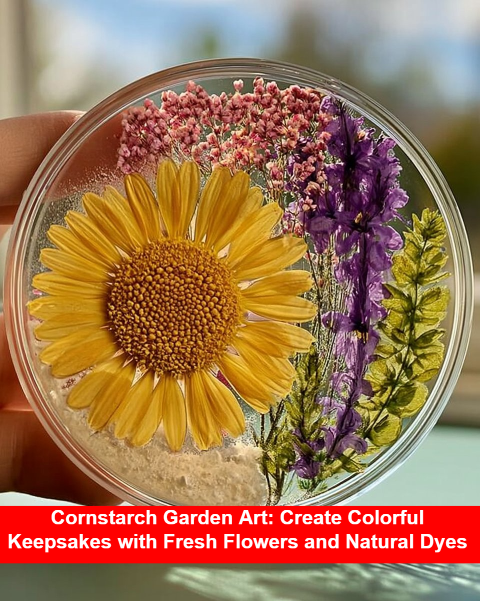 Cornstarch Garden Art