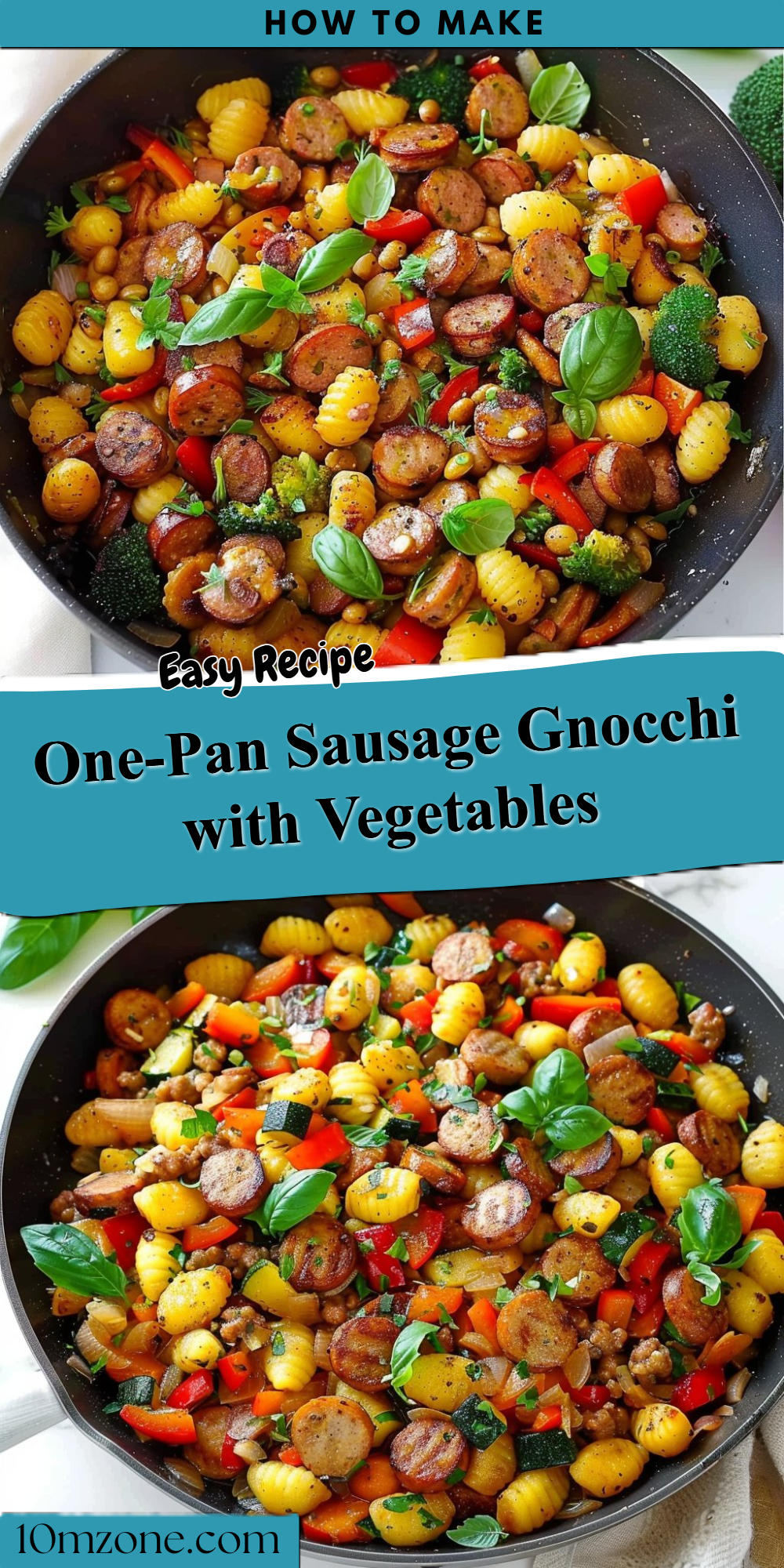 One-Pan Sausage Gnocchi with Vegetables