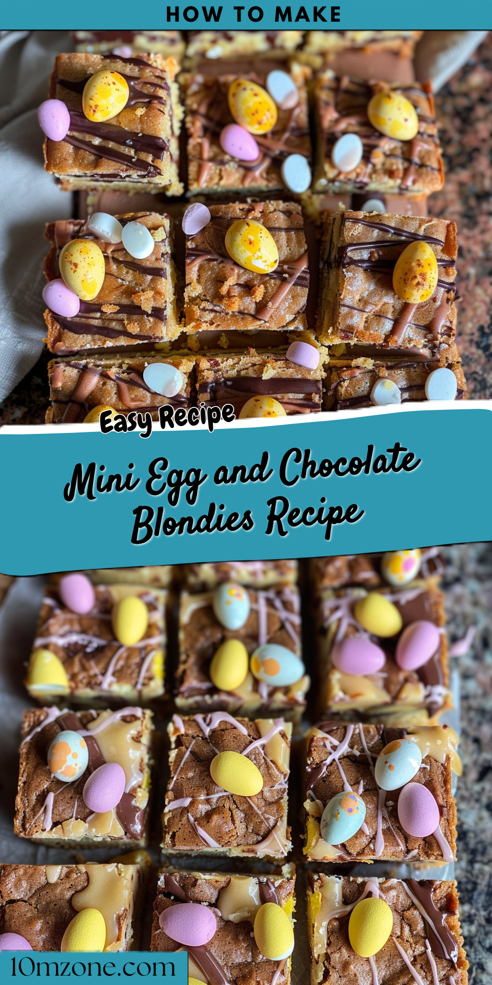 Mini Egg and Chocolate Blondies Recipe