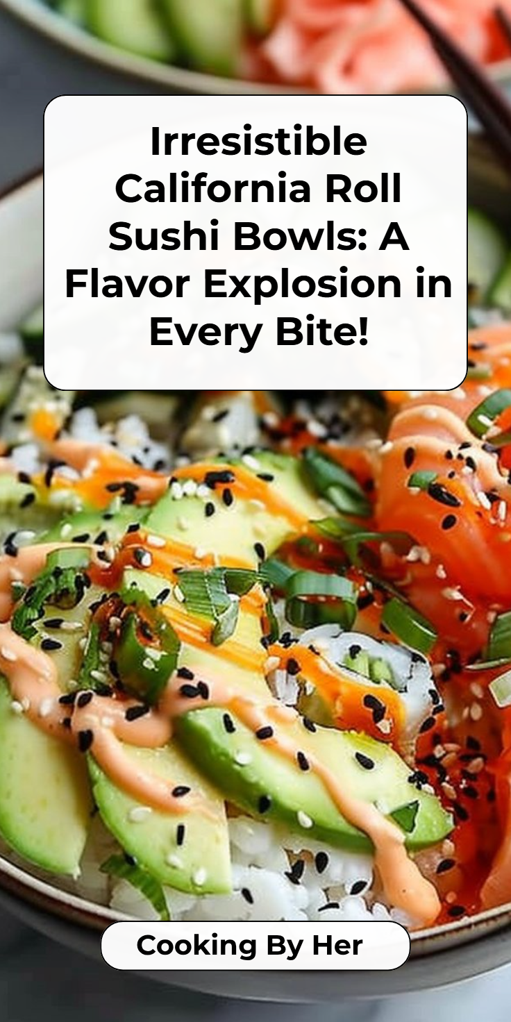 California Roll Sushi Bowls Recipe