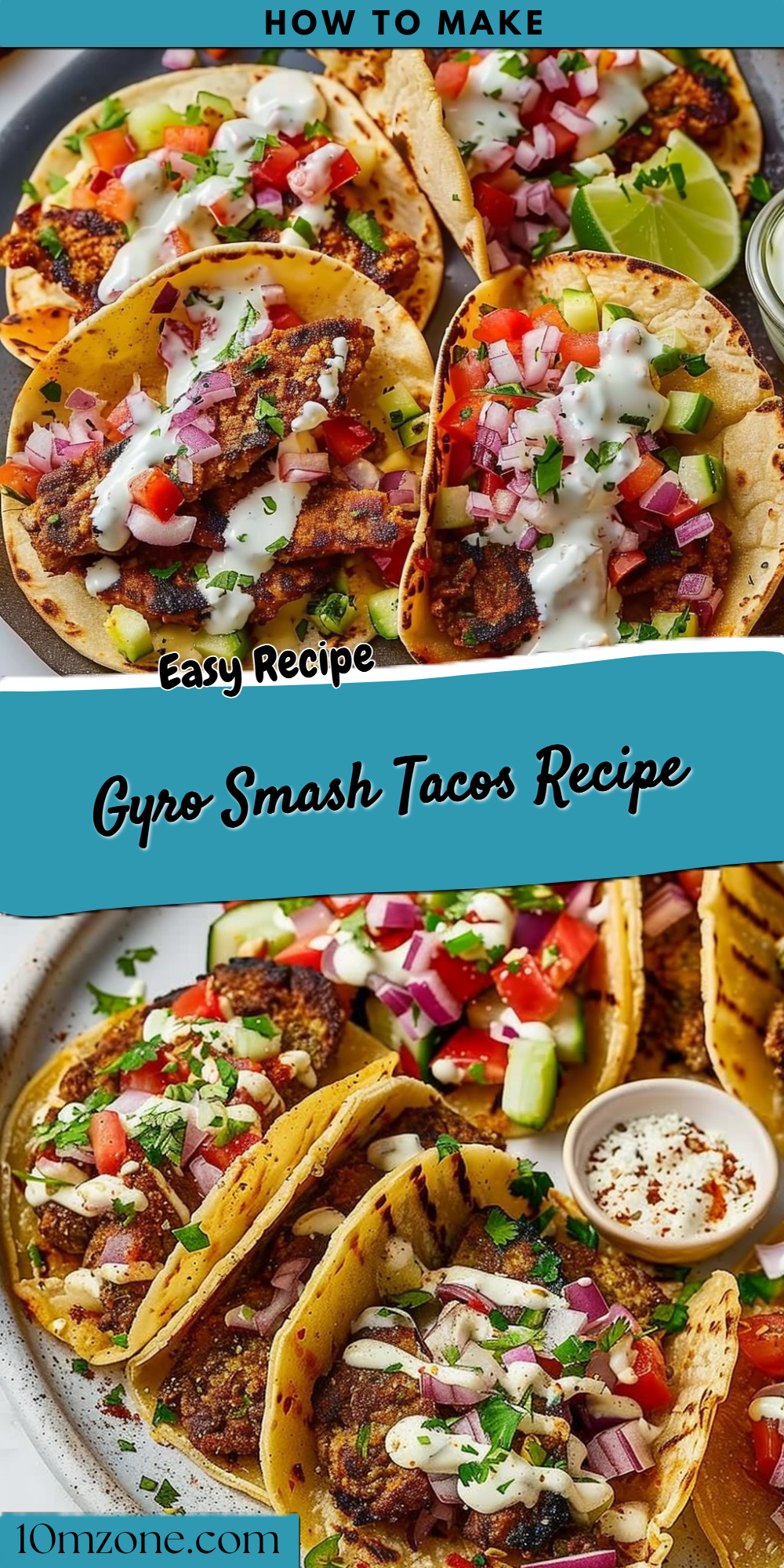Gyro Smash Tacos Recipe