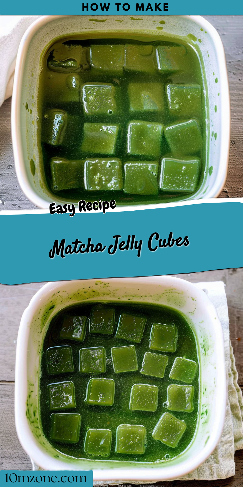 Matcha Jelly Cubes
