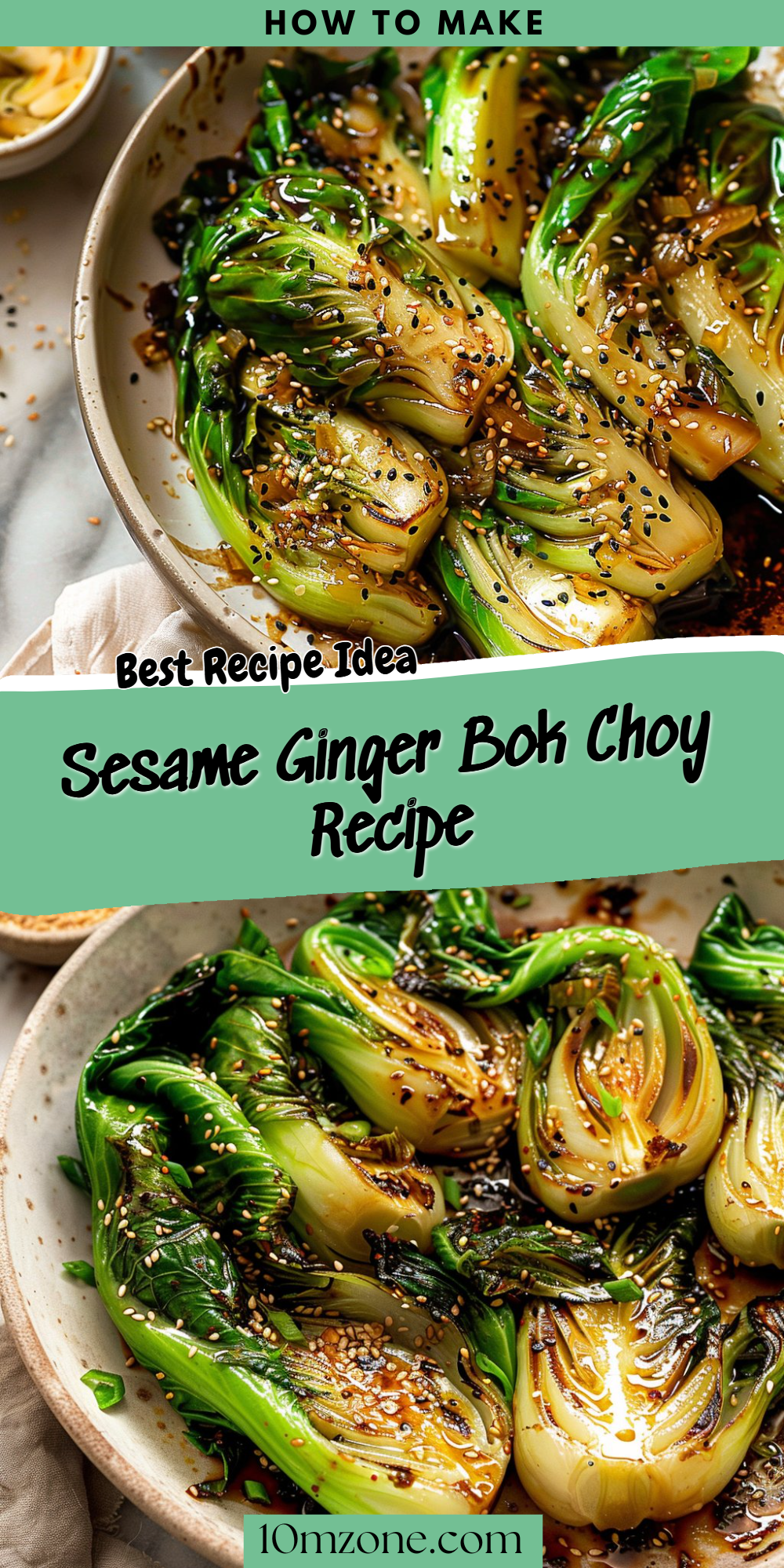 Sesame Ginger Bok Choy Recipe