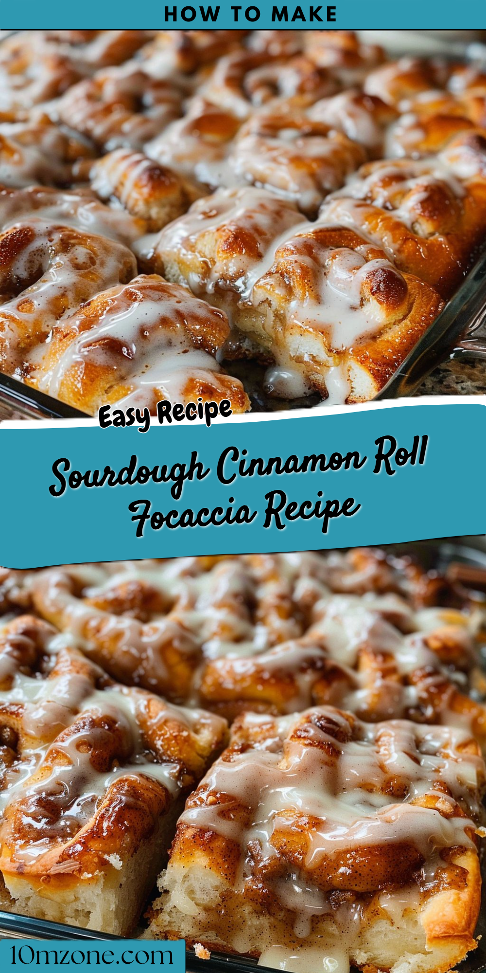Sourdough Cinnamon Roll Focaccia Recipe