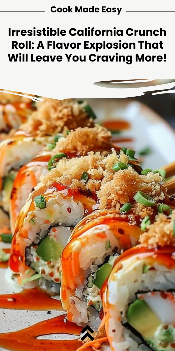 Crunchy California Sushi Roll