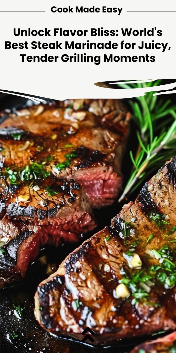 World's Best Steak Marinade