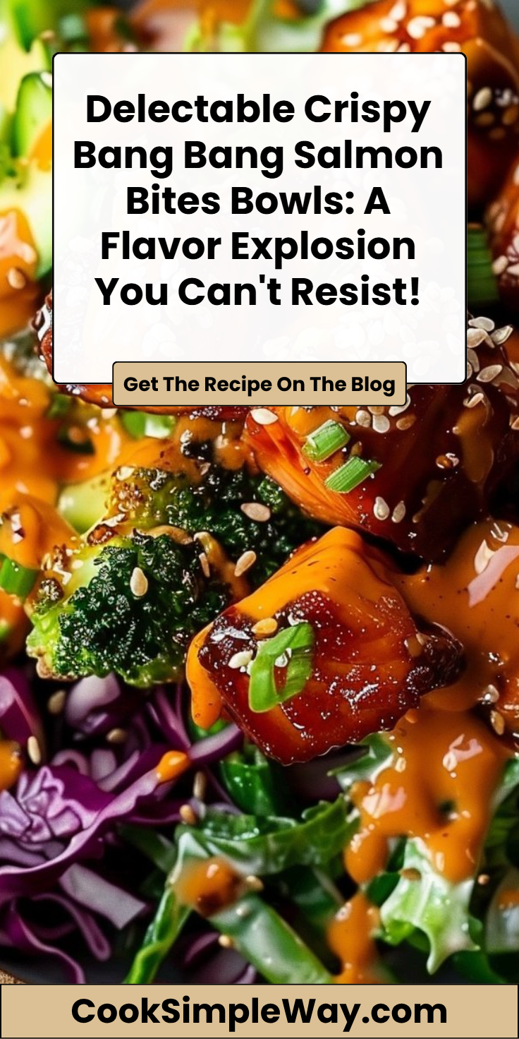 Crispy Bang Bang Salmon Bowls