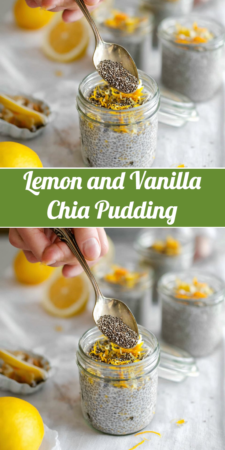 Lemon and Vanilla Chia Pudding