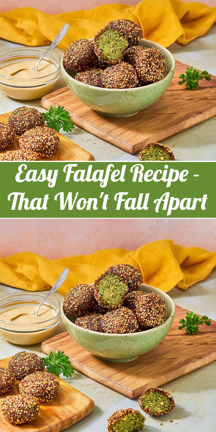 Easy Falafel Recipe - That Won't Fall Apart