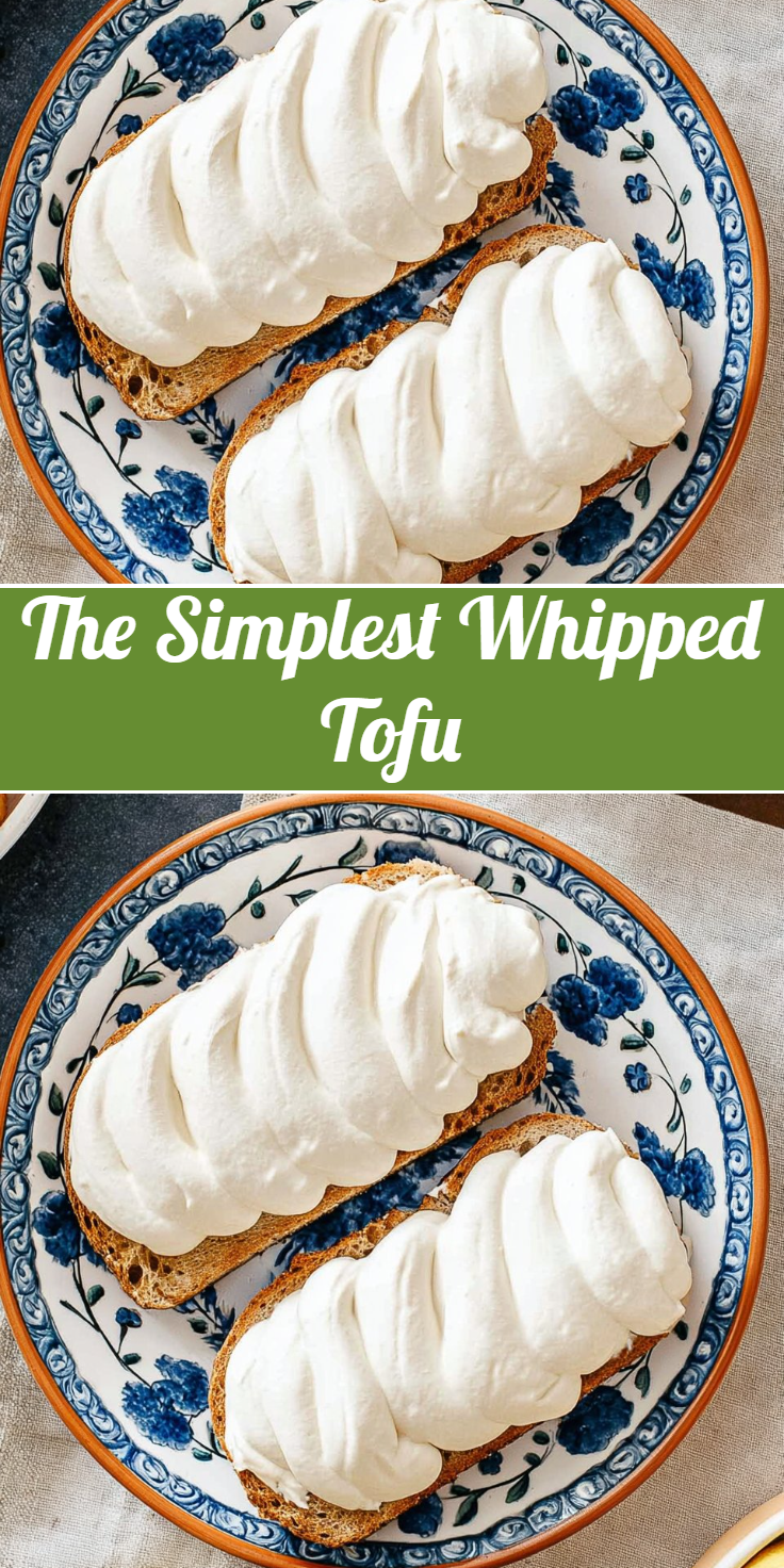 The Simplest Whipped Tofu