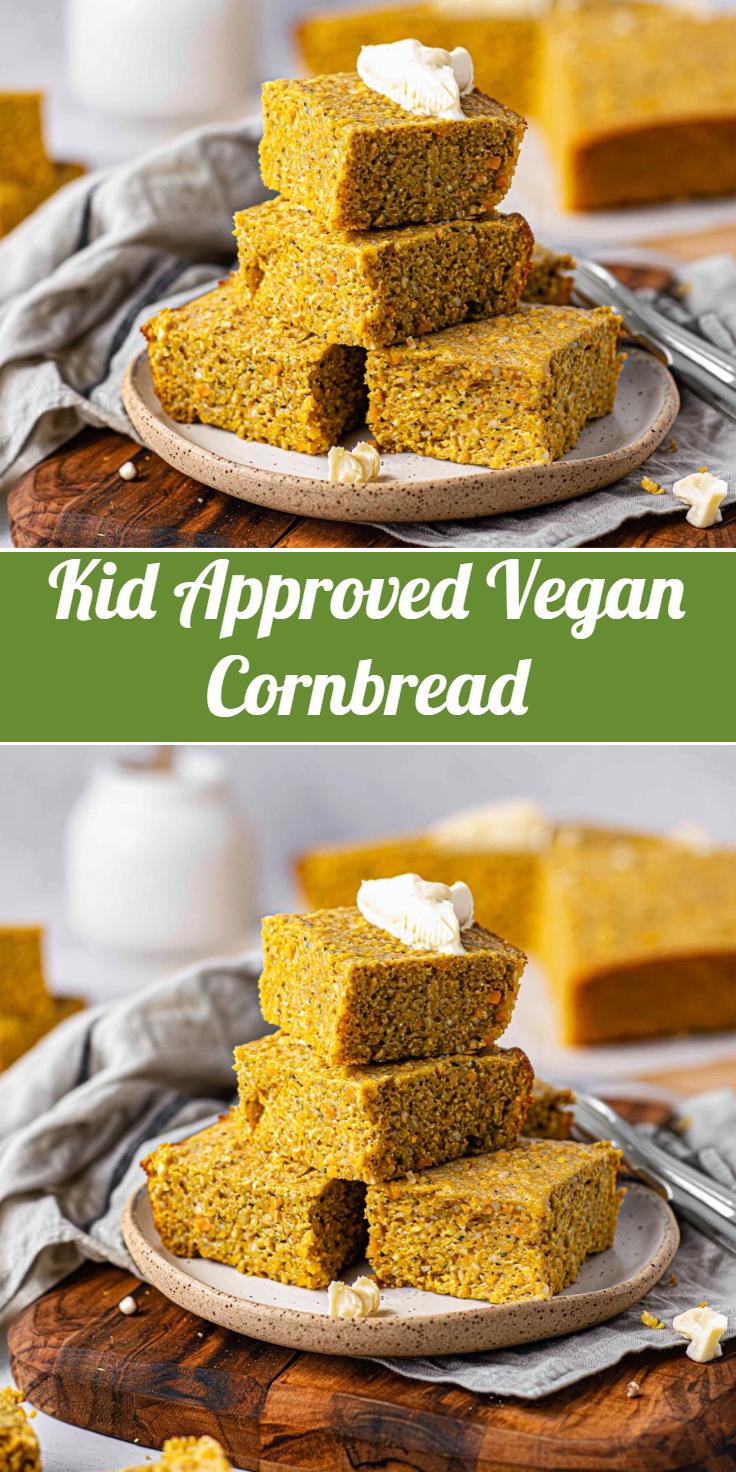 Kid Approved Vegan Cornbread