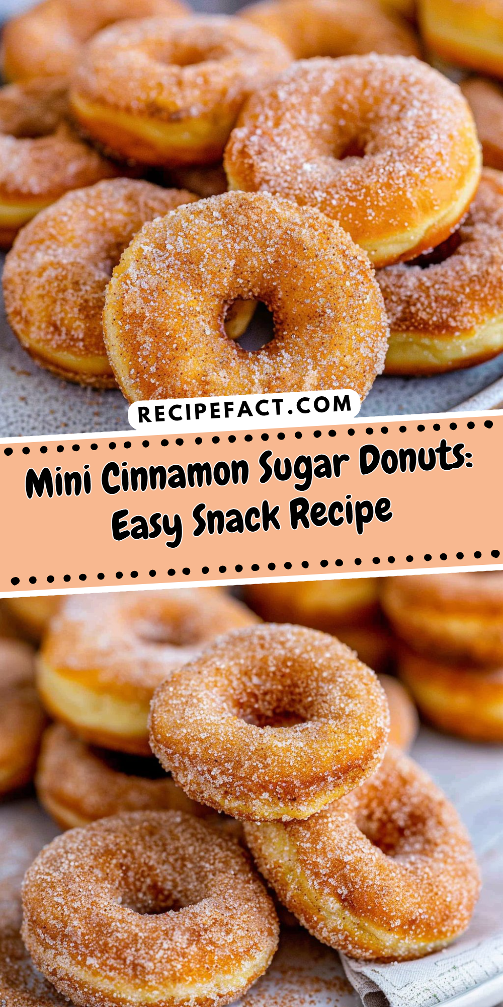 Mini Cinnamon Sugar Donuts: Easy Snack Recipe