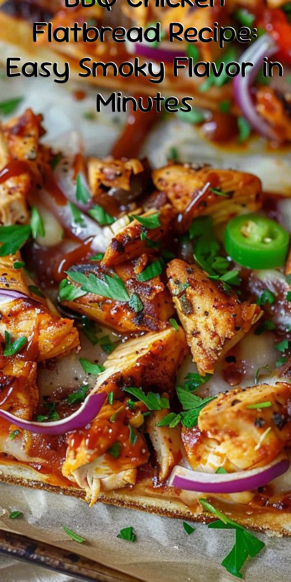 BBQ Chicken Flatbread Recipe: Easy Smoky Flavor in Minutes